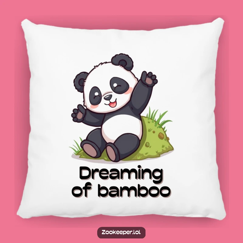Funny Panda Tumble Pillow: Cute and Cozy Panda Rolling Fun